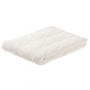 Плед Stille, молочно-белый