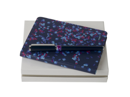 Набор: блокнот A6, ручка-роллер. Cacharel