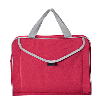 Конференц-сумка "Mail", красный, 35х30x8 см, полиэстер, шелкография