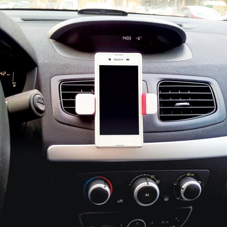 Держатель для телефона "Holder", черный, 9,8х4,8х8 см,пластик,силикон