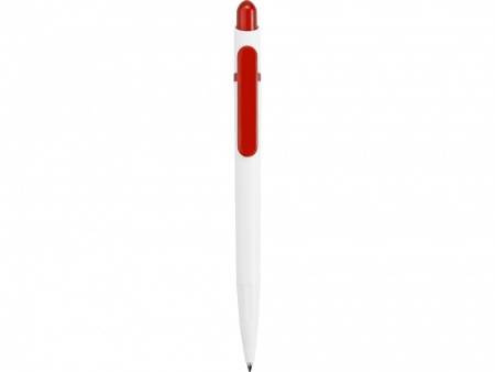 Ручка шариковая "Этюд", белый/красный (P)