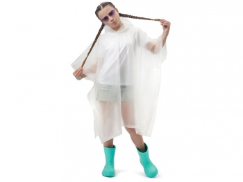 Пончо «Hawaii» c чехлом детский, белый