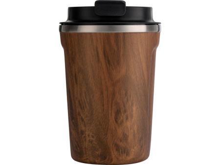 Термокружка CAFe COMPACT, 380 мл, wood