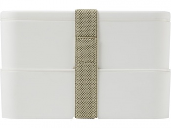 Двухслойный ланчбокс MIYO, белый/pebble grey