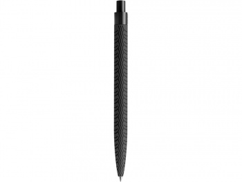 Ручка шариковая QS 03 PRP с рисунком "протектор шины" софт-тач PRP