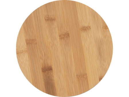 Салатник Bowl с бамбуковой крышкой, бежевый