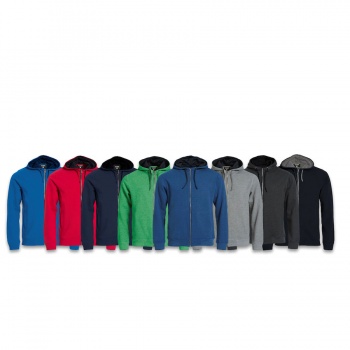 Толстовка мужская Classic Hoody Full Zip, меланж _S, 85% хлопок, 15% вискоза, 300 грм2 Толстовка мужская Classic Hoody Full Zip, меланж _S, 85% хлопок, 15% вискоза, 300 грм2