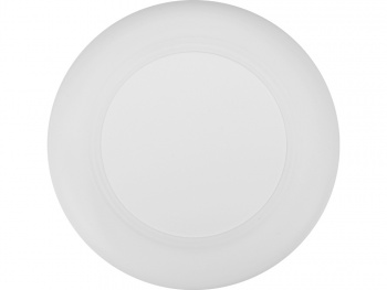 Беспроводное зарядное устройство со встроенным кабелем 2-в-1 "Disc", белый