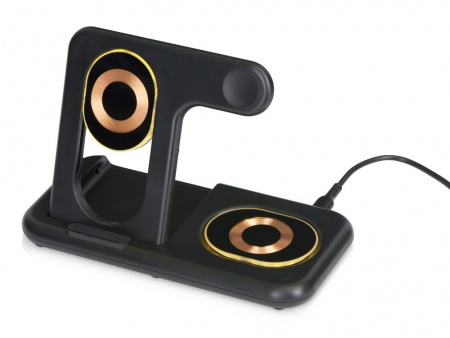 Беспроводная зарядная станция 3-в-1 «MajestIQ», 15 Вт (Р)