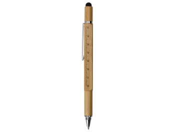 Ручка-стилус из бамбука «Tool» с уровнем и отверткой