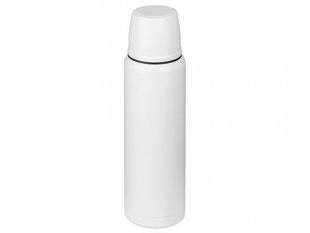 Подарочный набор с термосом и пледом «Serenity», белый/серый