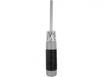 Мультифункциональный инструмент с фонариком, серый