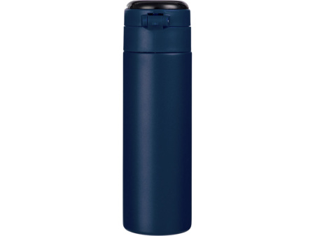 Вакуумная термокружка Waterline с медной изоляцией «Bravo», 400 мл, тубус, темно-синий
