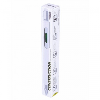 Ручка шариковая Construction, мультиинструмент, серебристая