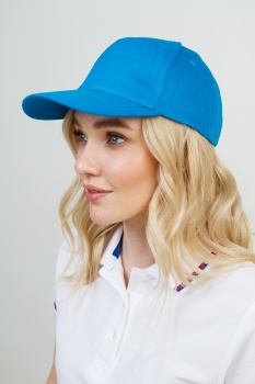 Бейсболка STAN 5 клиньев хлопок 150, 10L, Бирюзовый,  (32)  (56-58/ONE SIZE)