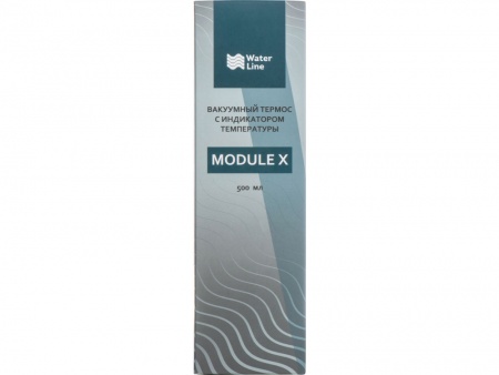 Вакуумный термос «Module X» с индикатором температуры, 500 мл, темно-синий
