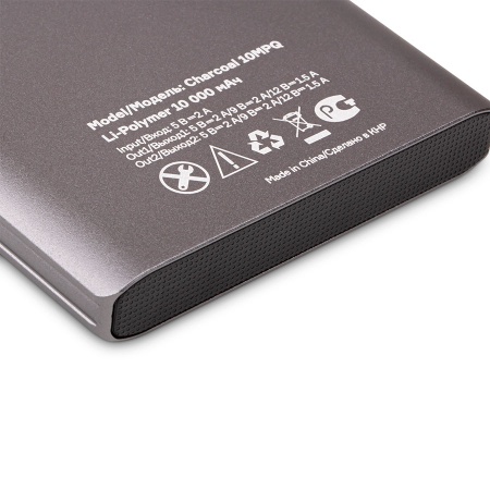 Внешний аккумулятор  Accesstyle Charcoal II (10000 mAh), серебристый