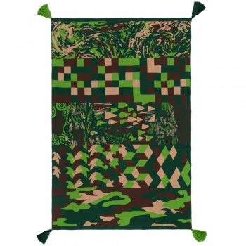 Плед «Искусство камуфляжа»