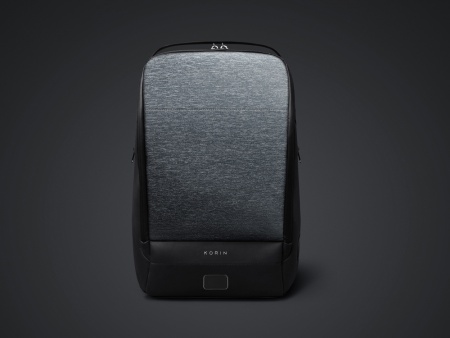 Антикражный рюкзак FlexPackPro для ноутбука 15.6", серый/черный