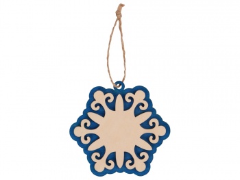 Подвеска деревянная "Кристаллик"