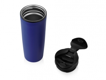 Термокружка «Годс металл» 470мл, синий (Р)