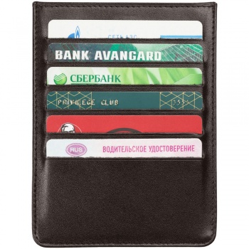 Органайзер Destinator на солнцезащитный козырек, коричневый