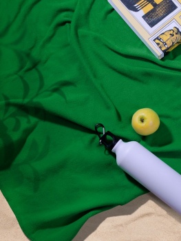 Флисовый плед Warm&Peace, зеленый