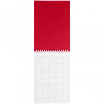 Блокнот Dali в клетку, красный