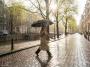Зонт складной Regenfall, черный