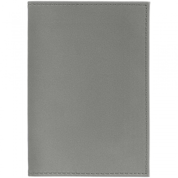Обложка для паспорта Nubuk, светло-серая