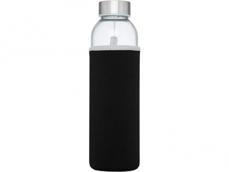 Спортивная бутылка Bodhi из стекла объемом 500 мл, черный