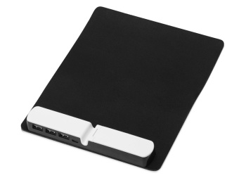 Коврик для мыши со встроенным USB-хабом "Plug"