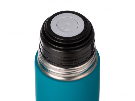 Термос «Ямал Soft Touch» с чехлом, 500мл, бирюзовый (P)