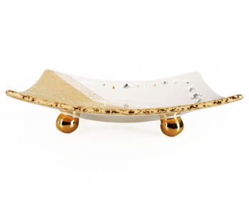 Блюдо с кристаллами Сваровски