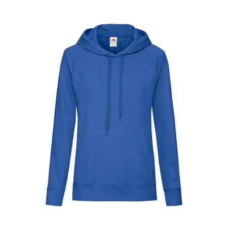 Толстовка женская "LIGHTWEIGHT", синий_XL, 80% хлопок, 20% полиэстер, 240 г/м2