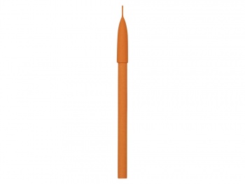 Ручка картонная с колпачком "Recycled", оранжевый