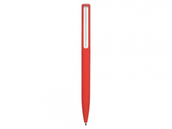 Ручка шариковая пластиковая "Bon" с покрытием soft touch, красный