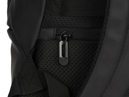 Рюкзак Glam для ноутбука 15'' из мягкой экокожи, черный