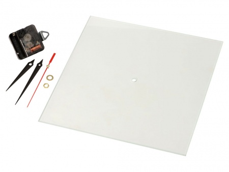 Часы настенные квадратные из стекла 28х28 см «Nile» (Р)