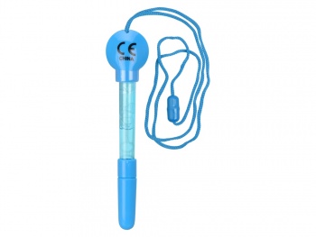 Ручка шариковая с емкостью для мыльных пузырей, синий (Р)