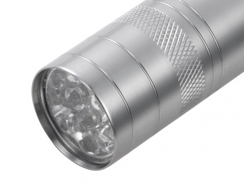 Фонарь с открывалкой "Yok", серебристый (P)