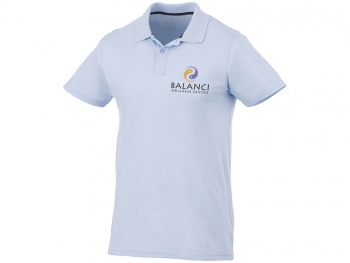 Рубашка поло «Primus» мужская, светло-синий