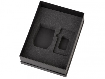 Подарочный набор с термокружкой и повербанком С1, 5000 mAh, фиолетовый