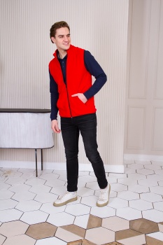 Жилет мужской STAN микрофлис, 200, 28N, Красный (14) (44/XS) Жилет мужской STAN микрофлис, 200, 28N, Красный (14) (44/XS)