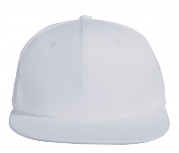 Бейсболка Unit Snapback с прямым козырьком, белая Бейсболка Unit Snapback с прямым козырьком, белая