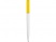 Ручка пластиковая шариковая «Миллениум Color CLP», белый/желтый