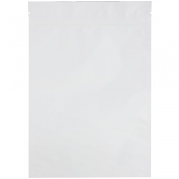 Пакет с замком Zippa L, белый матовый