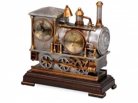 Погодная станция «Паровоз», бронза с чернением