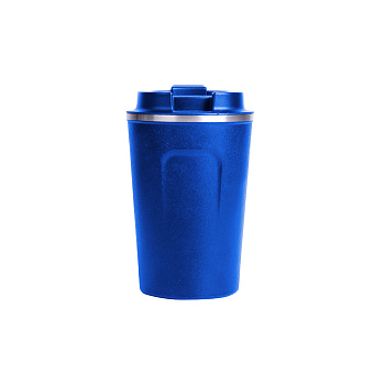 Термокружка OFFROAD, 400мл. синий, нержавеющая сталь, пластик