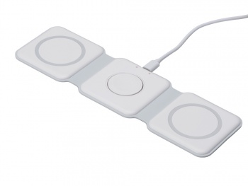 Беспроводное зарядное устройство 3-в-1 «Road», 15 Вт, белый